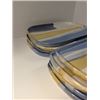 Image 2 : Nugu set of four each rectangular platters sm/med #5