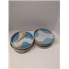 Image 1 : Nugu set of six straight edge round side plates #25