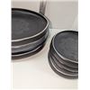 Image 2 : Nugu set of four each oval platters sm/lg #20 black