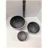 Image 2 : Nugu set of three nesting bowls #7 sage