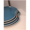 Image 2 : Nugu set of four bent edge plates lg #6