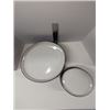 Image 1 : Nugu set of six each oval platters sm/lg #11 black