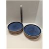 Image 1 : Nugu set of six straight edge salad plates #14