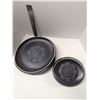 Image 1 : Nugu set of four each oval platters sm/lg #20 black