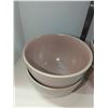 Image 2 : Nugu set of four coupe large bowls # pink