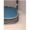 Image 2 : Nugu set of six rectangular platters med #21