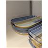 Image 2 : Nugu set of four each rectangular platters sm/med #5