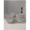 Image 1 : Nugu set of four coupe large bowls #2 white