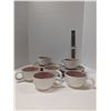 Image 1 : Nugu set of six cappuccino mugs and saucers #49