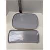 Image 1 : Nugu set of four each rectangular platters sm/med #3