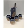 Image 1 : Nugu Pitcher and tea mugs (4) #31 blue/sand