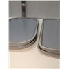 Image 2 : Nugu set of two each rectangular platters sm/med #3