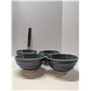 Image 1 : Nugu set of four med round footed bowls #47a
