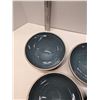 Image 2 : Nugu set of four med round footed bowls #47a