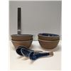 Image 1 : Nugu set of four layered bowls with spoons #14
