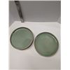 Image 1 : Nugu set of four straight edge salad plates #15