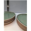 Image 2 : Nugu set of four straight edge salad plates #15