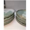 Image 2 : Nugu set of four each organic edge plates salad/dinner #13