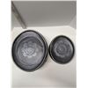 Image 1 : Nugu set of four each oval platters sm/lg #20 black