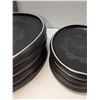 Image 2 : Nugu set of four each oval platters sm/lg #20 black