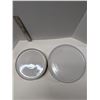 Image 1 : Nugu set of four each short edge salad/dinner plates #22 white
