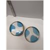 Image 1 : Nugu set of six straight edge round side plates #25