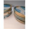 Image 2 : Nugu set of six straight edge round side plates #25