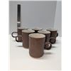 Image 1 : Nugu set of six mugs #12 brick