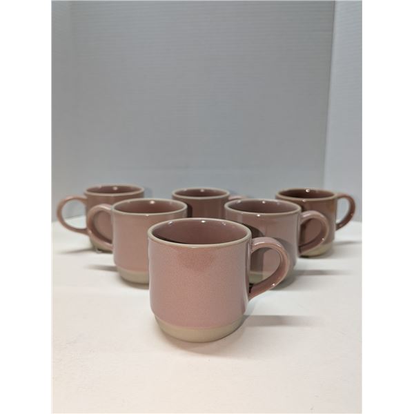 Nugu set of six mugs # pink