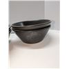 Image 2 : Nugu set of four taper edge bowls #20 black