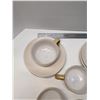 Image 2 : Nugu set of six cappuccino mugs and saucers #48