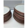 Image 2 : Nugu set of six each oval platters sm/lg #12 brick