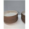 Image 2 : Nugu set of four medium curve edge bowls # sand
