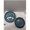 Image 1 : Nugu set of four each round salad/dinner pasta plates #17
