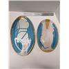 Image 1 : Nugu oval platters four sm/two lg #25