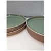 Image 2 : Nugu set of four straight edge salad plates #15