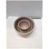 Image 1 : Nugu set of two nesting bowls # pink