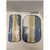 Image 1 : Nugu set of four each rectangular platters sm/med #5