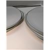 Image 2 : Nugu set of four polygon salad plates #10