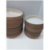 Image 2 : Nugu set of four each med/large curve edge bowls # sand