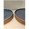 Image 2 : Nugu set of four straight edge salad plates #14