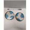 Image 1 : Nugu set of four straight edge salad plates #25