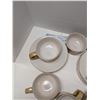 Image 2 : Nugu set of six cappuccino mugs and saucers #48
