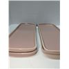 Image 2 : Nugu set of four rectangular platters sm # pink