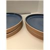 Image 2 : Nugu set of four straight edge salad plates #14
