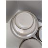 Image 2 : Nugu set of six each straight edge side/salad/dinner plates #12 brick