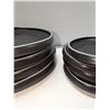 Image 2 : Nugu set of four each oval platters sm/lg #20 black