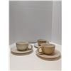 Image 1 : Nugu set of three cappuccino mugs and saucers #48