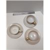 Image 2 : Nugu set of three cappuccino mugs and saucers #48