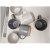 Image 2 : Nugu set of six mugs - three white, three grey